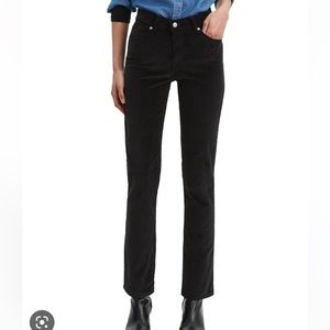 Levi’s black corduroy pants jeans straight wedgie 501 size 29